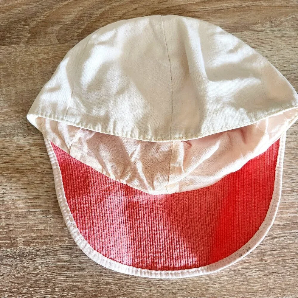Vintage USSR Soviet Union Retro Lada Niva Car Pink Corduroy Child's Sun Hat